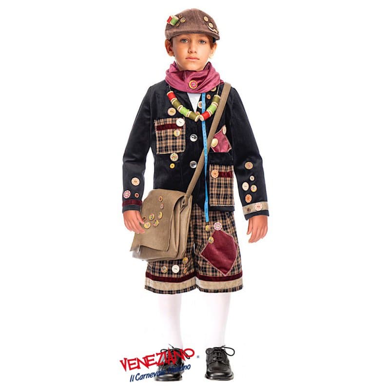 Costume carnevale sarto prestige 3-6 anni - veneziano 57136 - 3