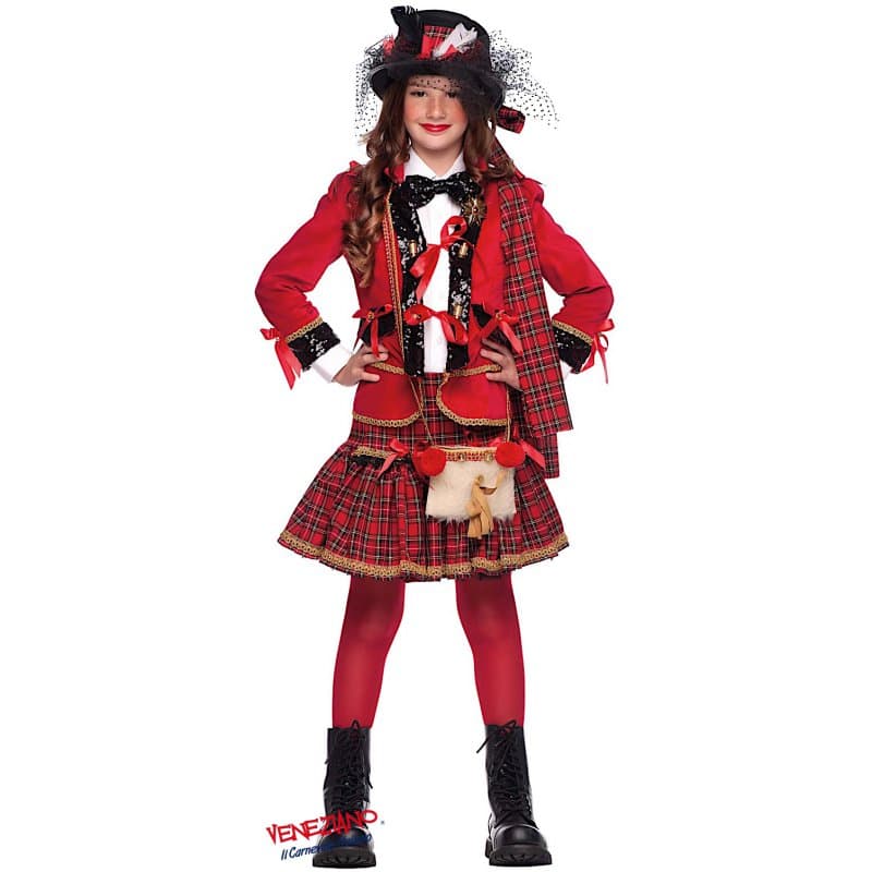 Costume carnevale scozzese 4-6 anni - veneziano 50669 - 3