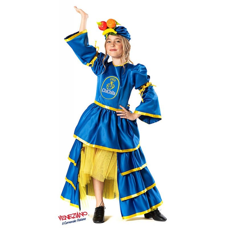 Costume carnevale senorita bonita 4-6 anni - veneziano 51141 - 3