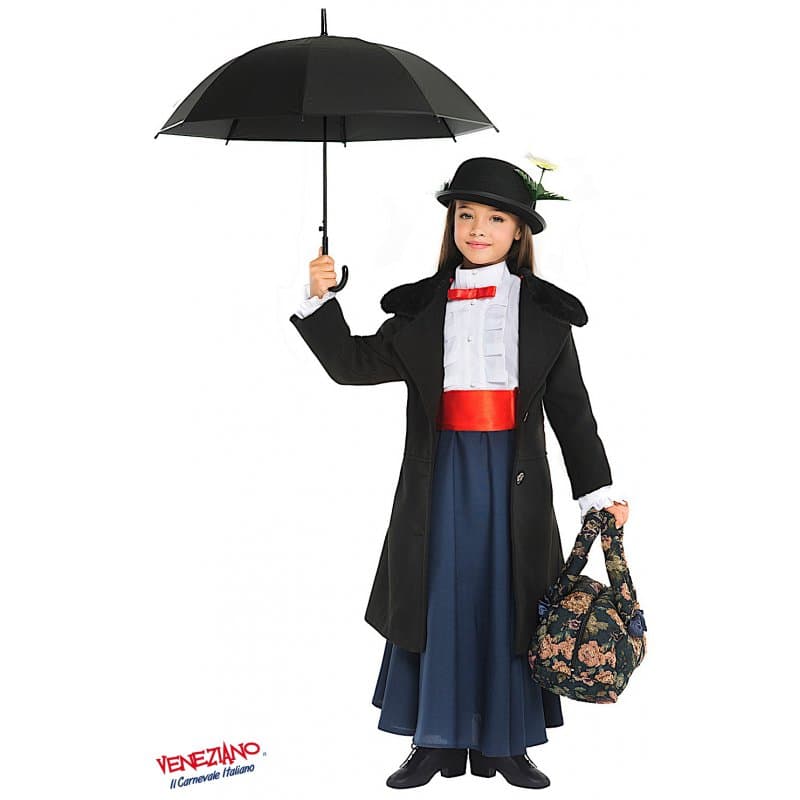 Costume carnevale tata mary 3-6 anni - veneziano 52358 - 3
