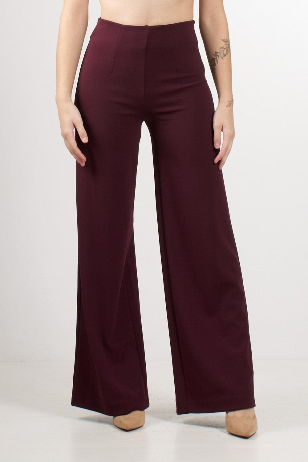 Pantalone con piega largo - 8