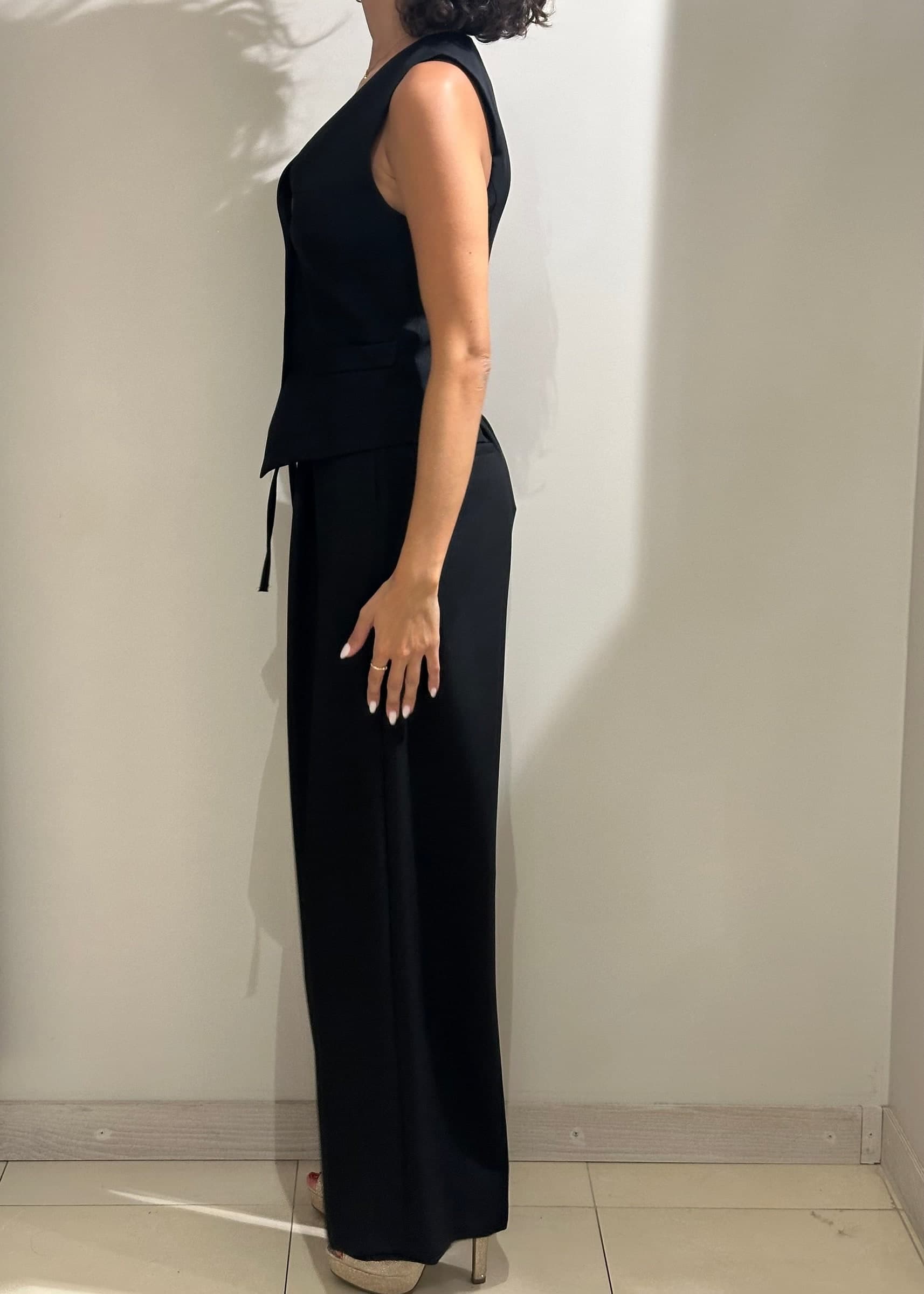Gilet basic in grigio o nero - 15