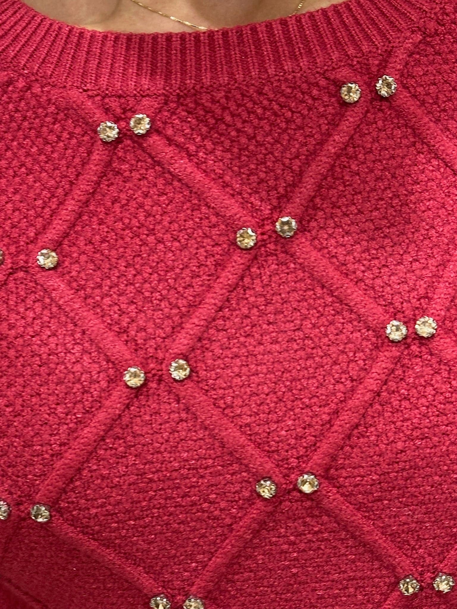 Girocollo con strass - 8