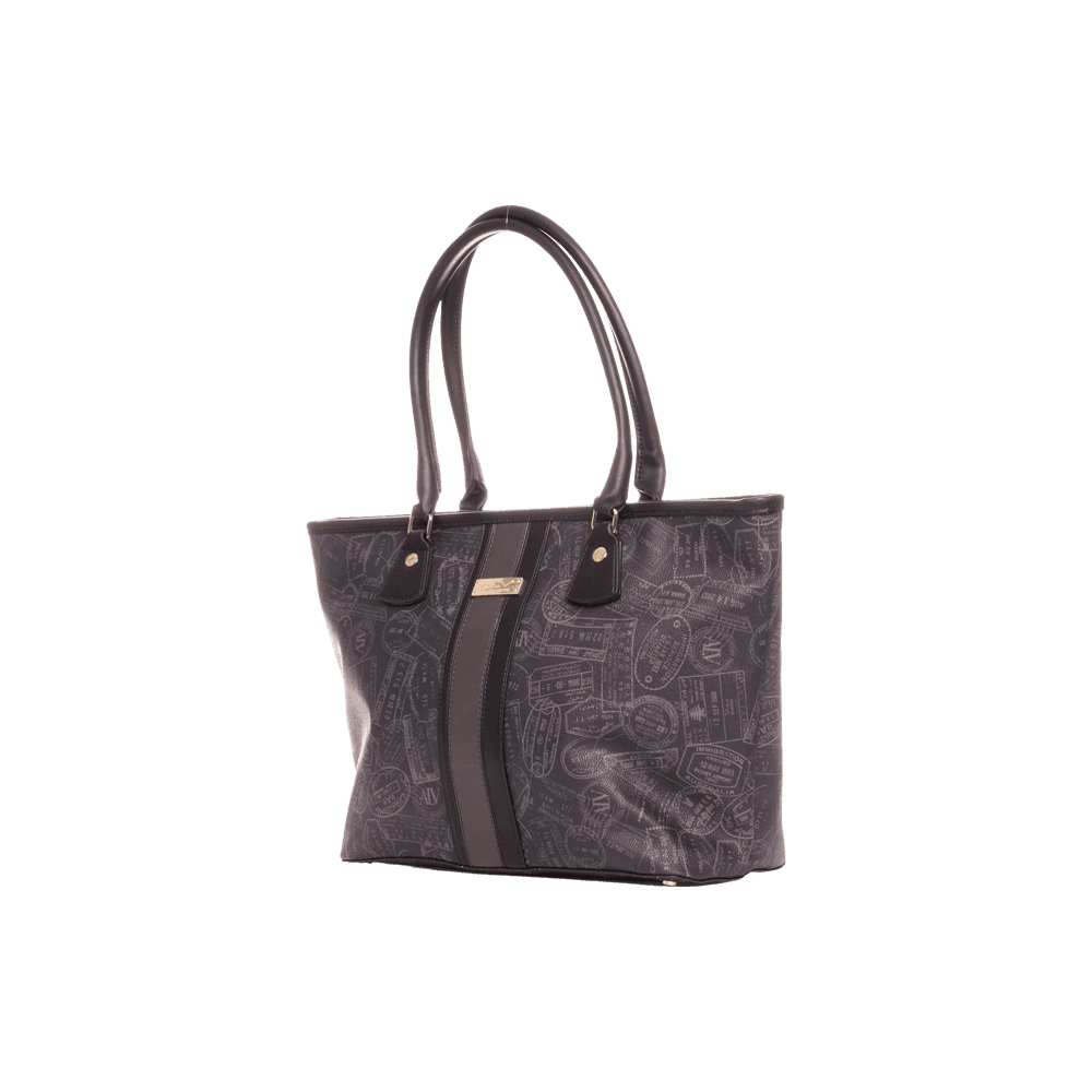 Shopping Borsa Nera ALV Alviero Martini doppio manico - 2