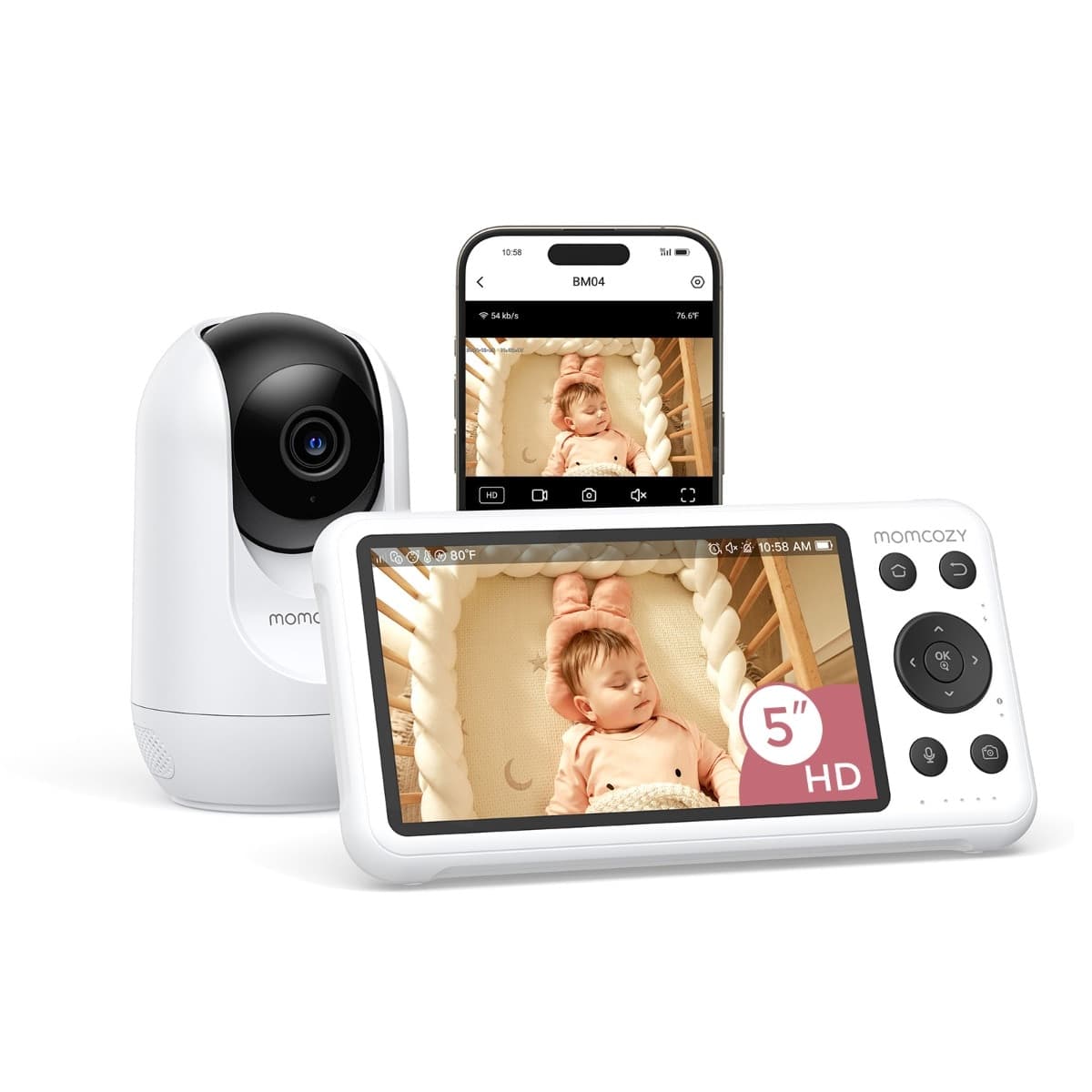Baby Monitor Video 5,5" BM04 Momcozy - 1
