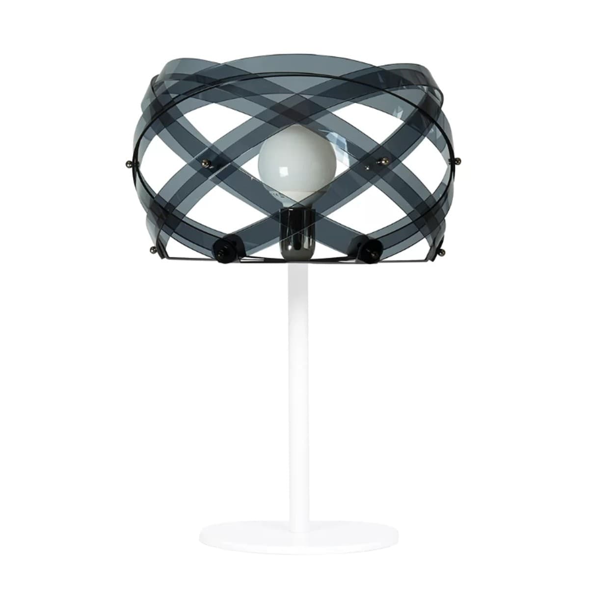 Abat-jour moderna EMPORIUM NUCLEA E27 LED metacrilato lampada tavolo - 11