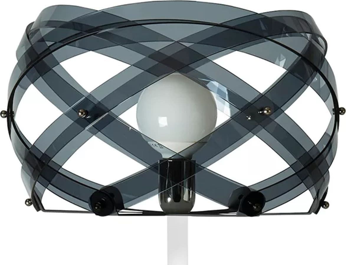 Abat-jour moderna EMPORIUM NUCLEA E27 LED metacrilato lampada tavolo - 12