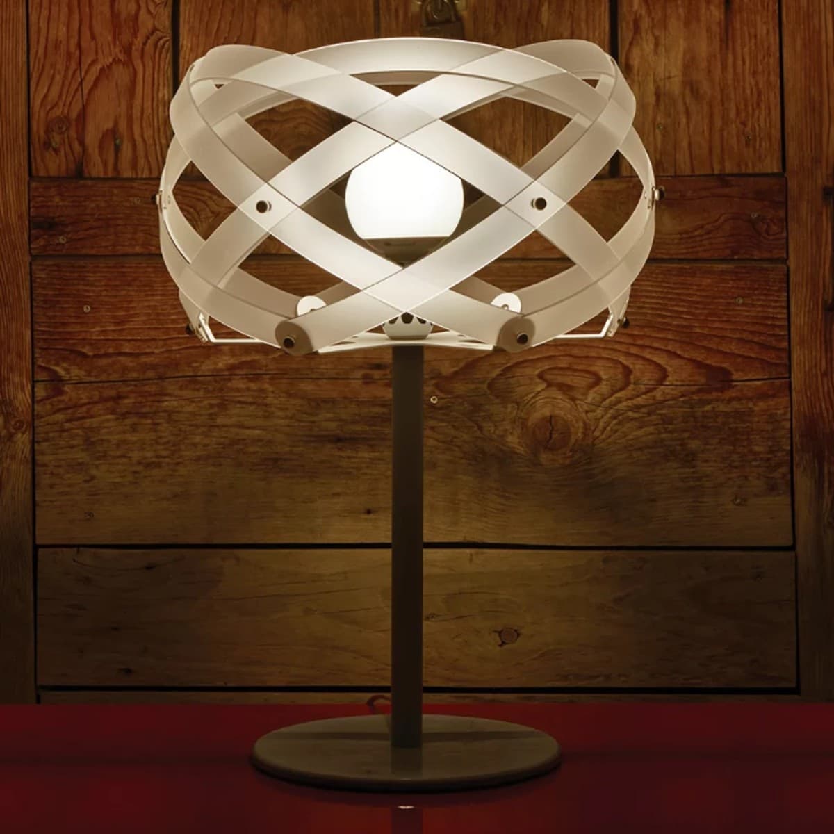 Abat-jour moderna EMPORIUM NUCLEA E27 LED metacrilato lampada tavolo - 4