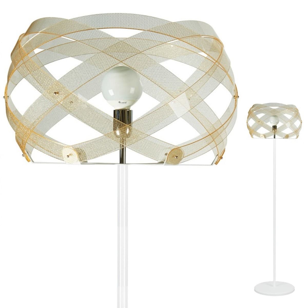Piantana moderna EMPORIUM NUCLEA E27 LED metacrilato lampada terra - 20