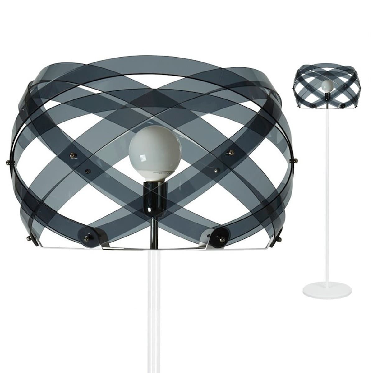 Piantana moderna EMPORIUM NUCLEA E27 LED metacrilato lampada terra - 19