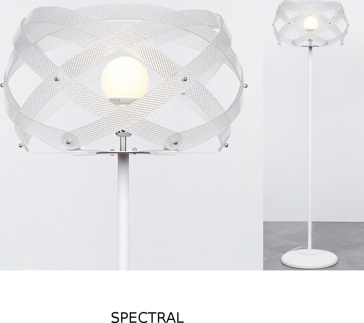 Piantana moderna EMPORIUM NUCLEA E27 LED metacrilato lampada terra - 11