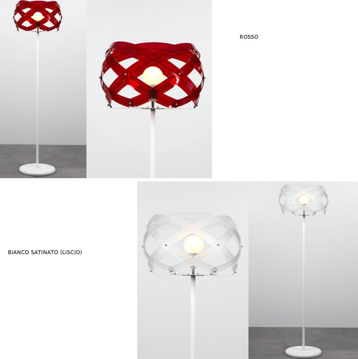 Piantana moderna EMPORIUM NUCLEA E27 LED metacrilato lampada terra - 5
