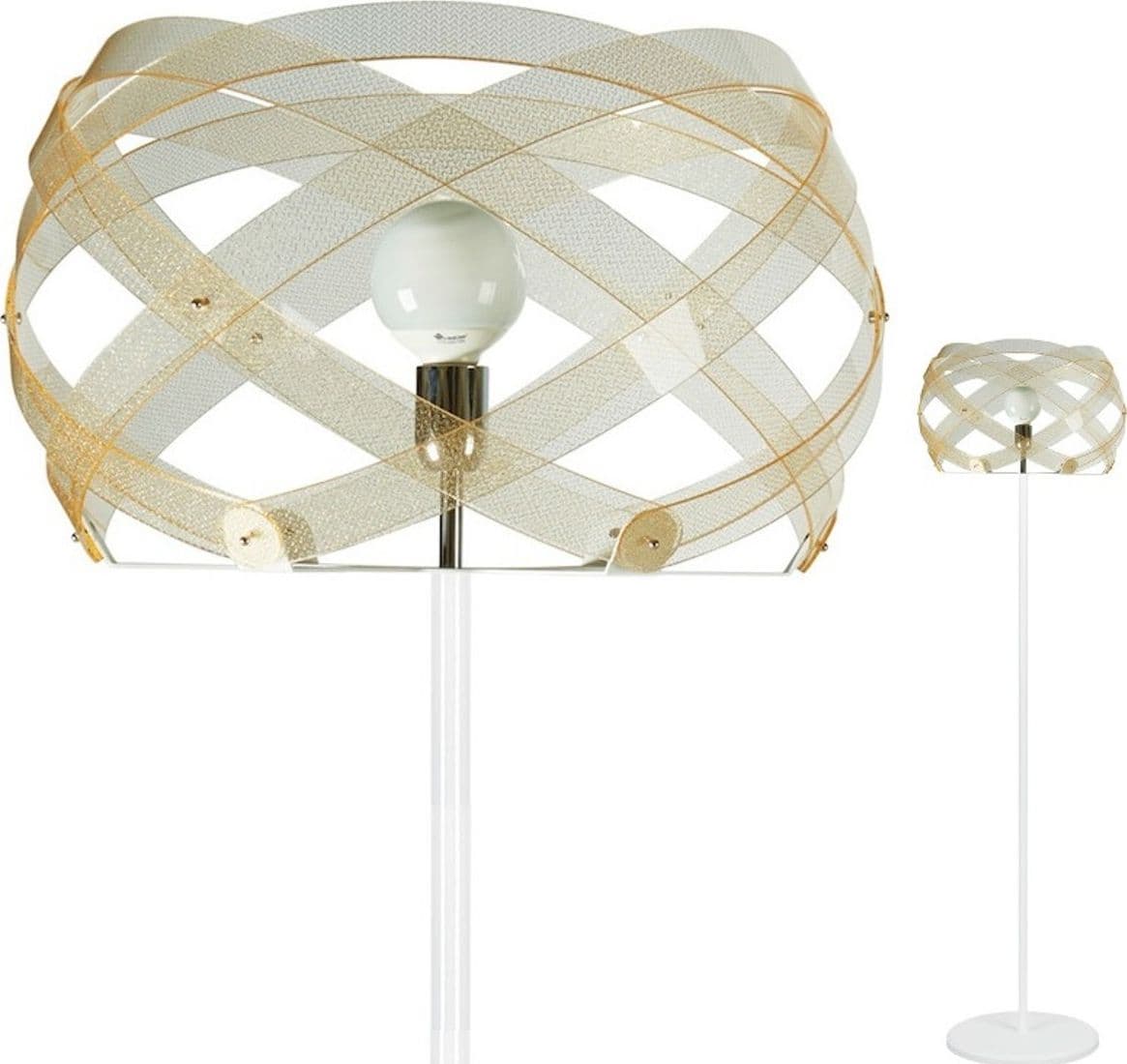 Piantana moderna EMPORIUM NUCLEA E27 LED metacrilato lampada terra - 6