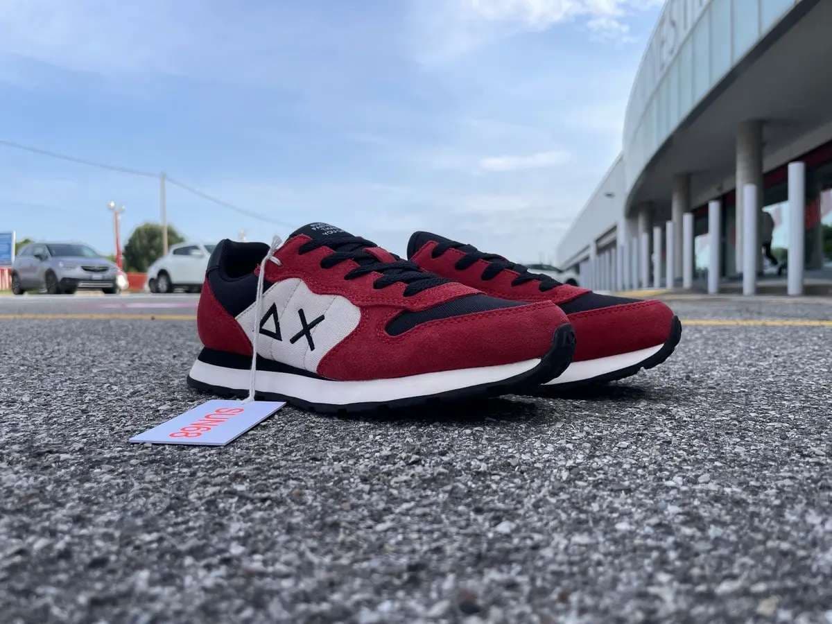 SUN68 Running bambino BOY'S TOM COLOR nera e rossa Z43307T10 - 8