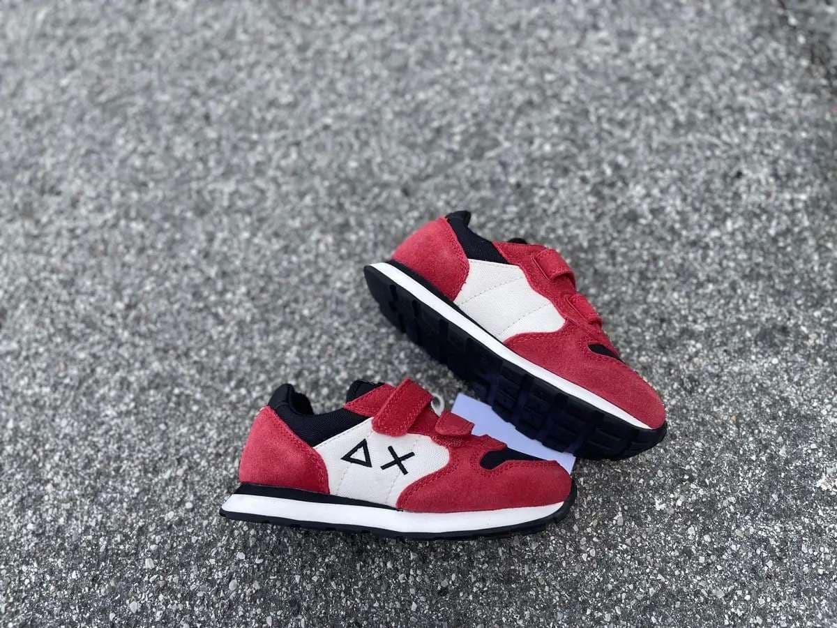SUN68 Running bambino BOY'S TOM COLOR nera e rossa Z43307T10 - 9