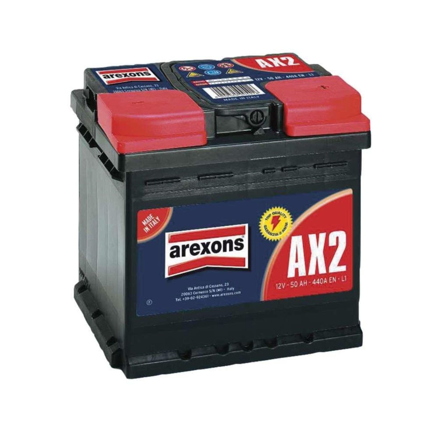 Arexons Batteria Auto AX2 50Ah 12V 0541 - 1