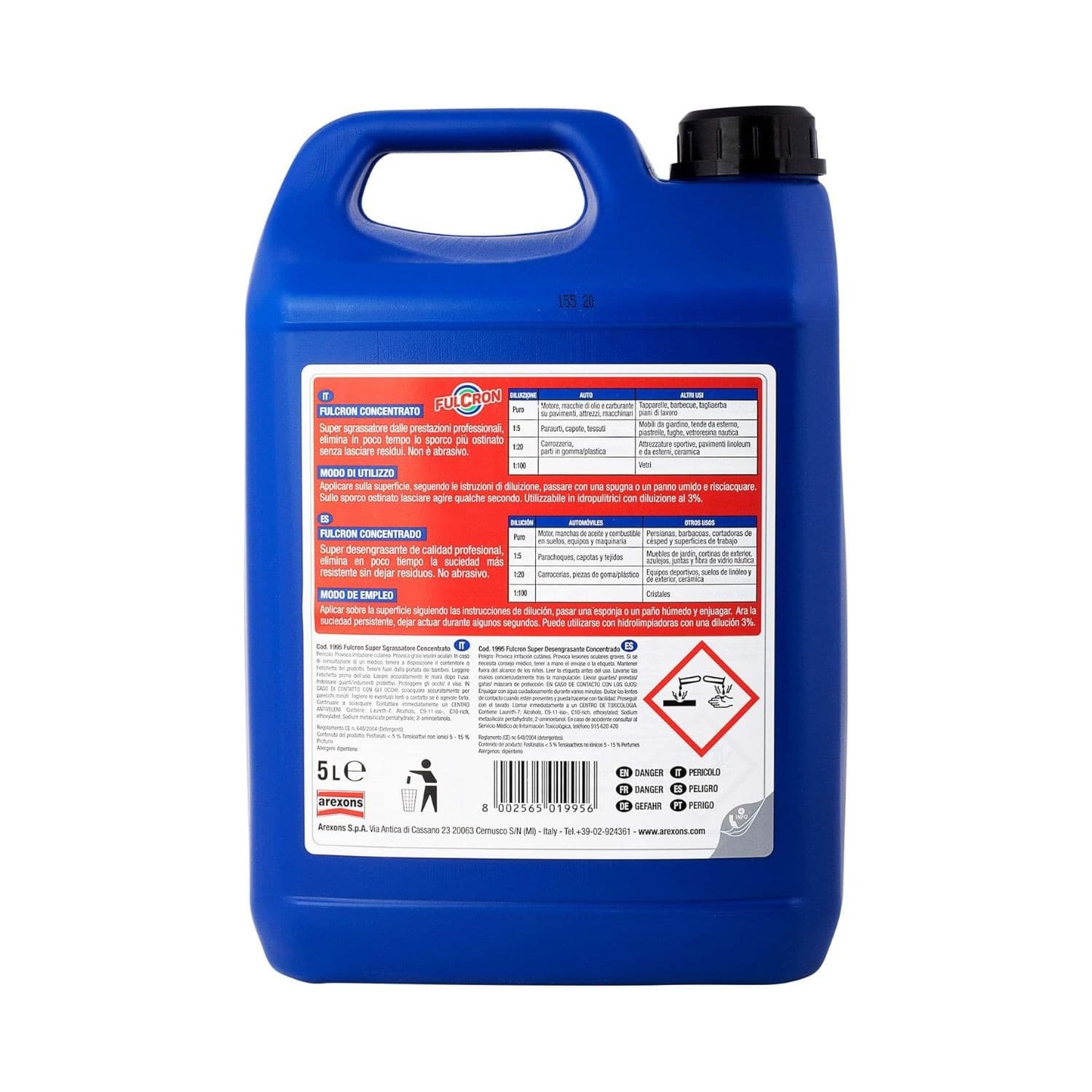 Arexons Fulcron Sgrassatore Concentrato 5l 1995 - 2