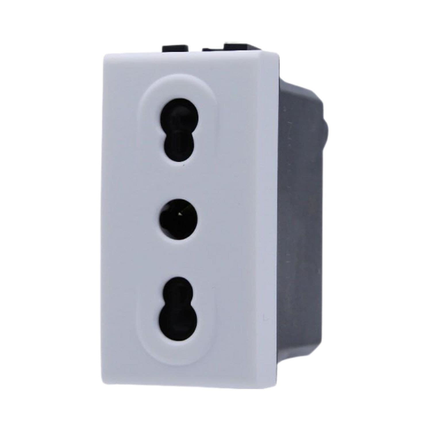 EcoPrice Presa Bipasso 2P+T 10/16A 250V Style Bianco SD41800B - 1