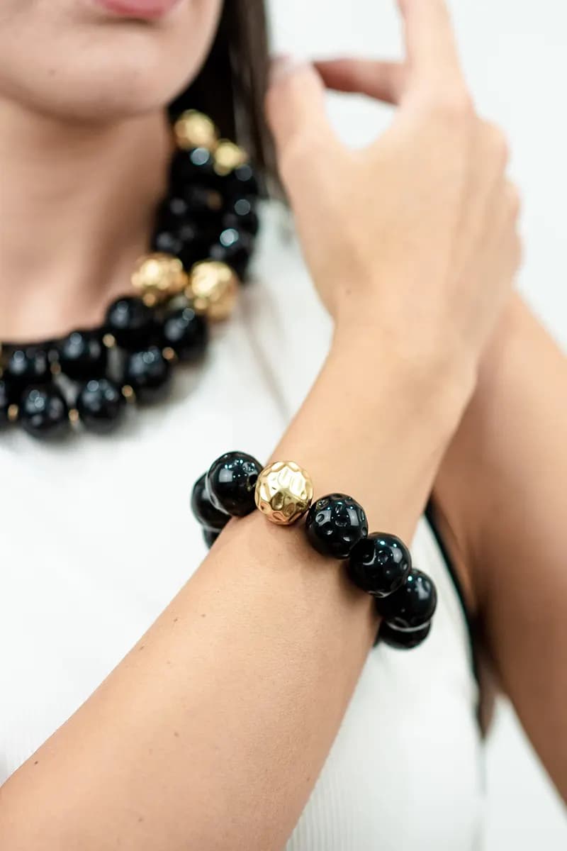 MYA ACCESSORIES | Bracciale con balls elastico - 3
