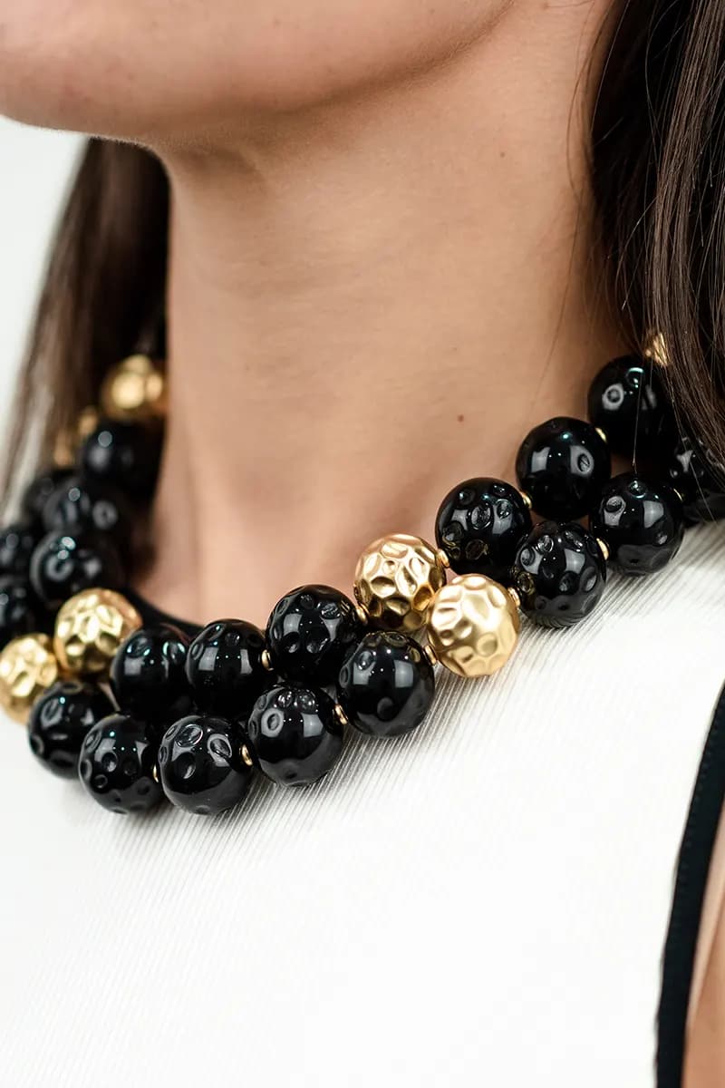 MYA ACCESSORIES | Girocollo a due linee balls - 3