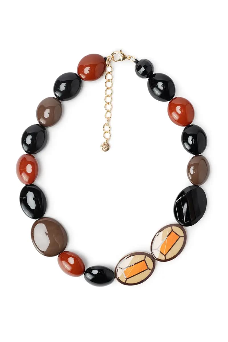 MYA ACCESSORIES | Collana in acrilico retrò - 2
