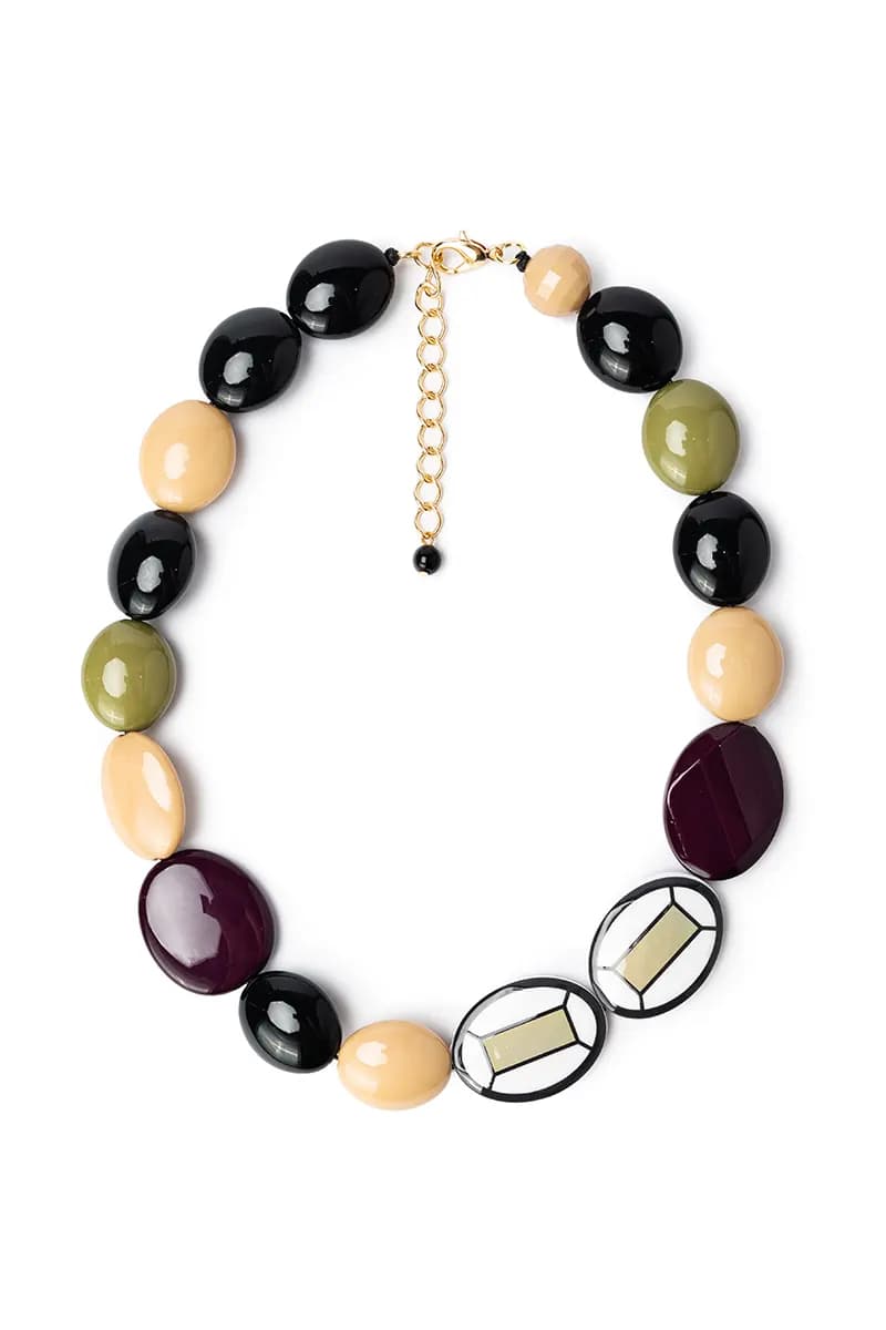 MYA ACCESSORIES | Collana in acrilico retrò - 2