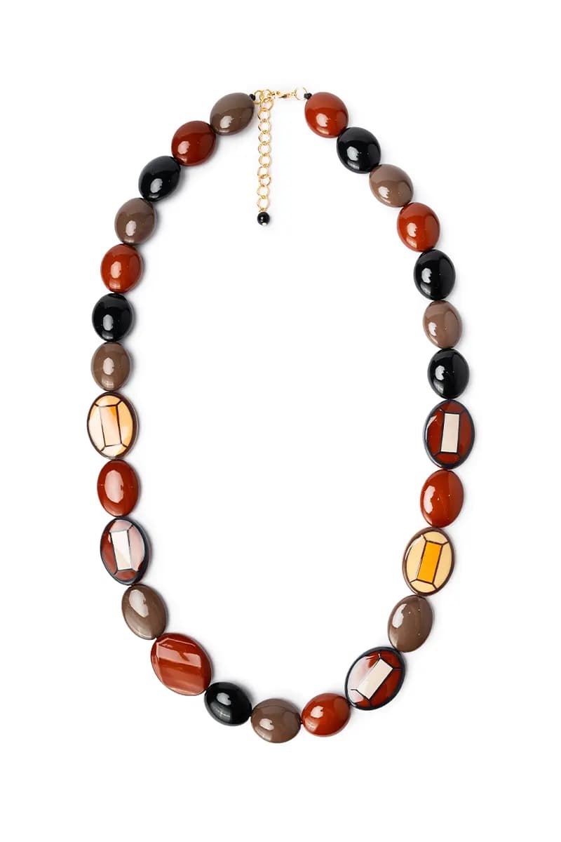 MYA ACCESSORIES | Collana lunga in acrilico retrò - 2