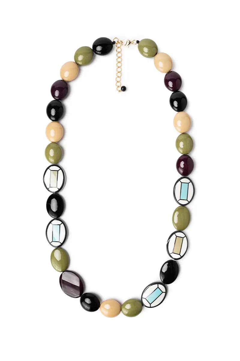 MYA ACCESSORIES | Collana lunga in acrilico retrò - 2