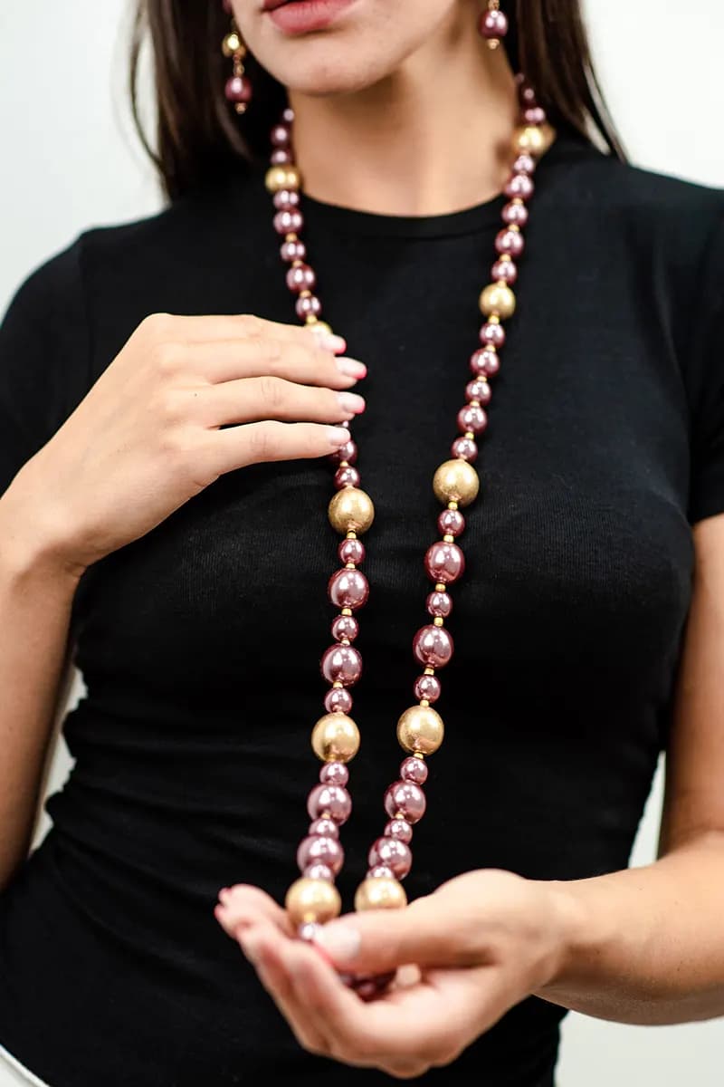 MYA ACCESSORIES | Collana lunga balls - 3