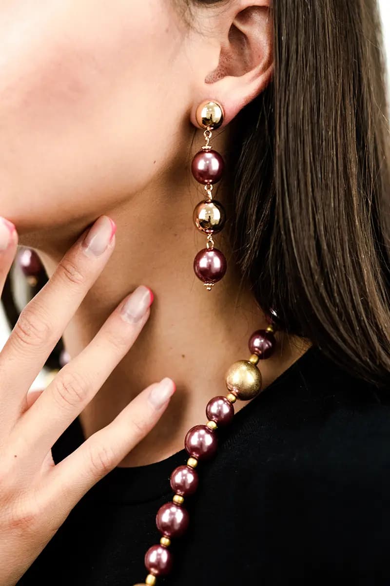 MYA ACCESSORIES | Orecchini pendenti balls - 3