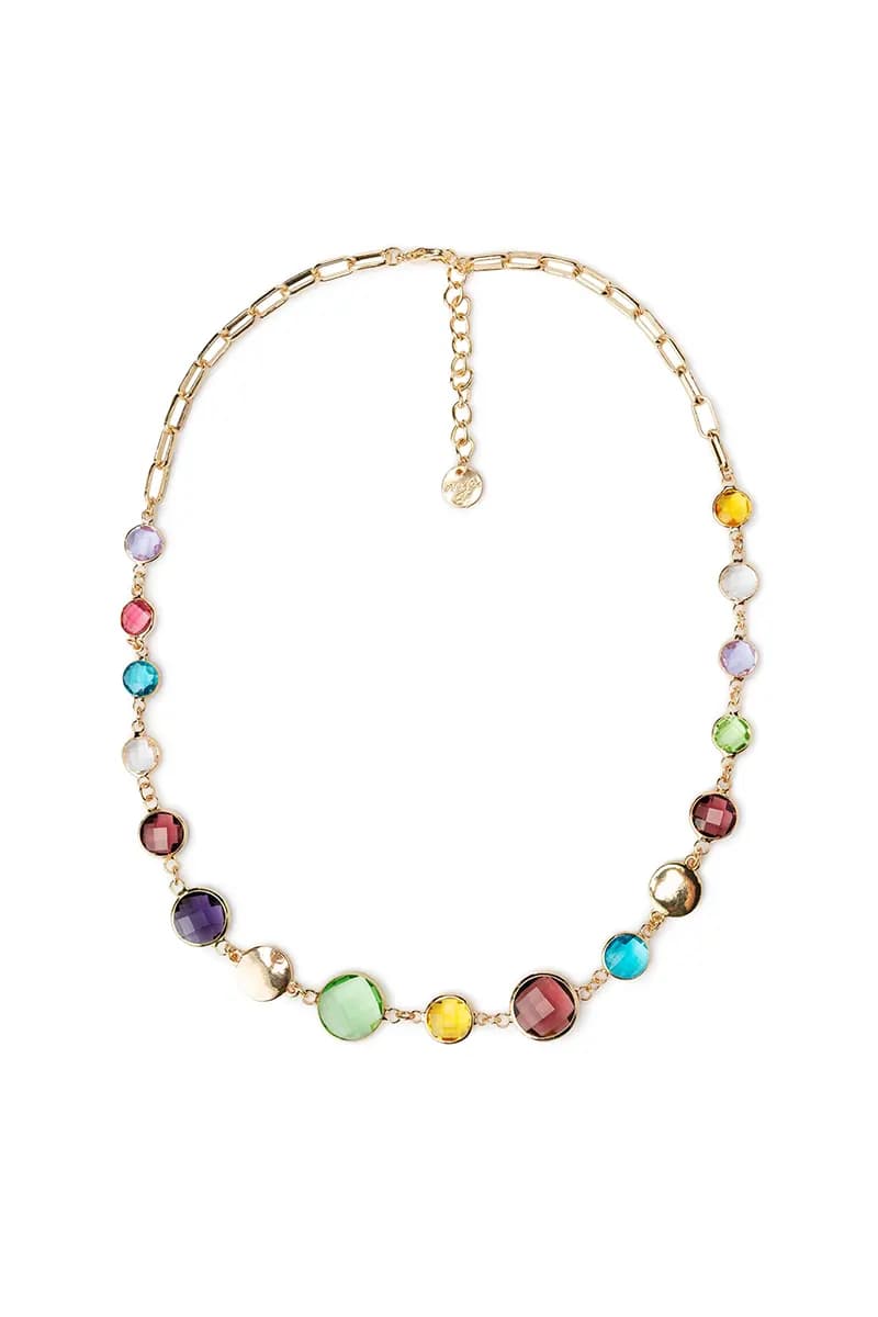 MYA ACCESSORIES | Girocollo con pietre multicolore - 2