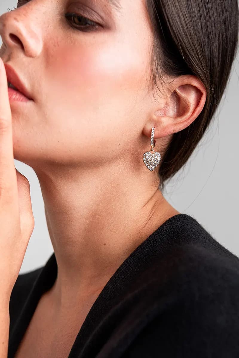 MYA ACCESSORIES | Orecchini pendenti cuore - 3