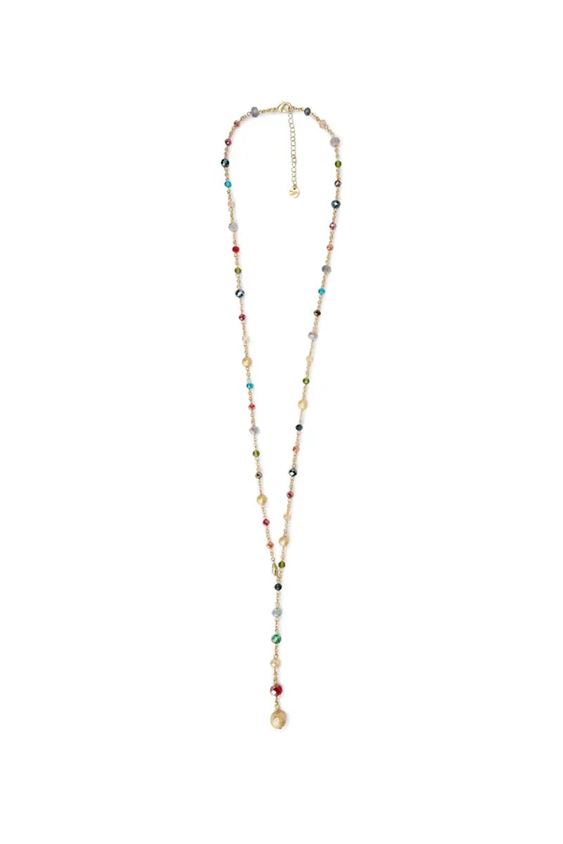 MYA ACCESSORIES | Collana lunga con pietre multicolore - 2