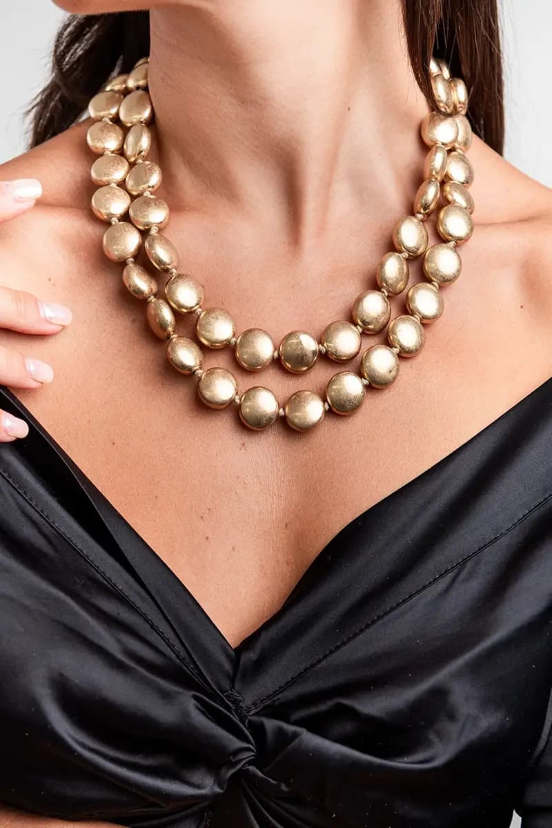 MYA ACCESSORIES | Collana a due fili con sfere - 3
