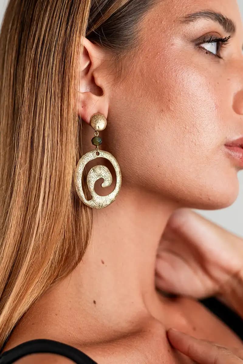 MYA ACCESSORIES | Orecchini in metallo a spirale - 3