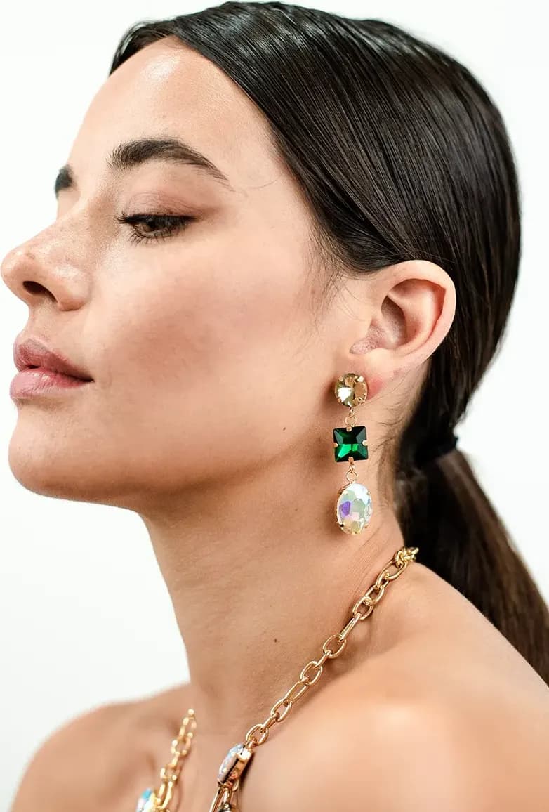 MYA ACCESSORIES | Orecchini pendenti pietre