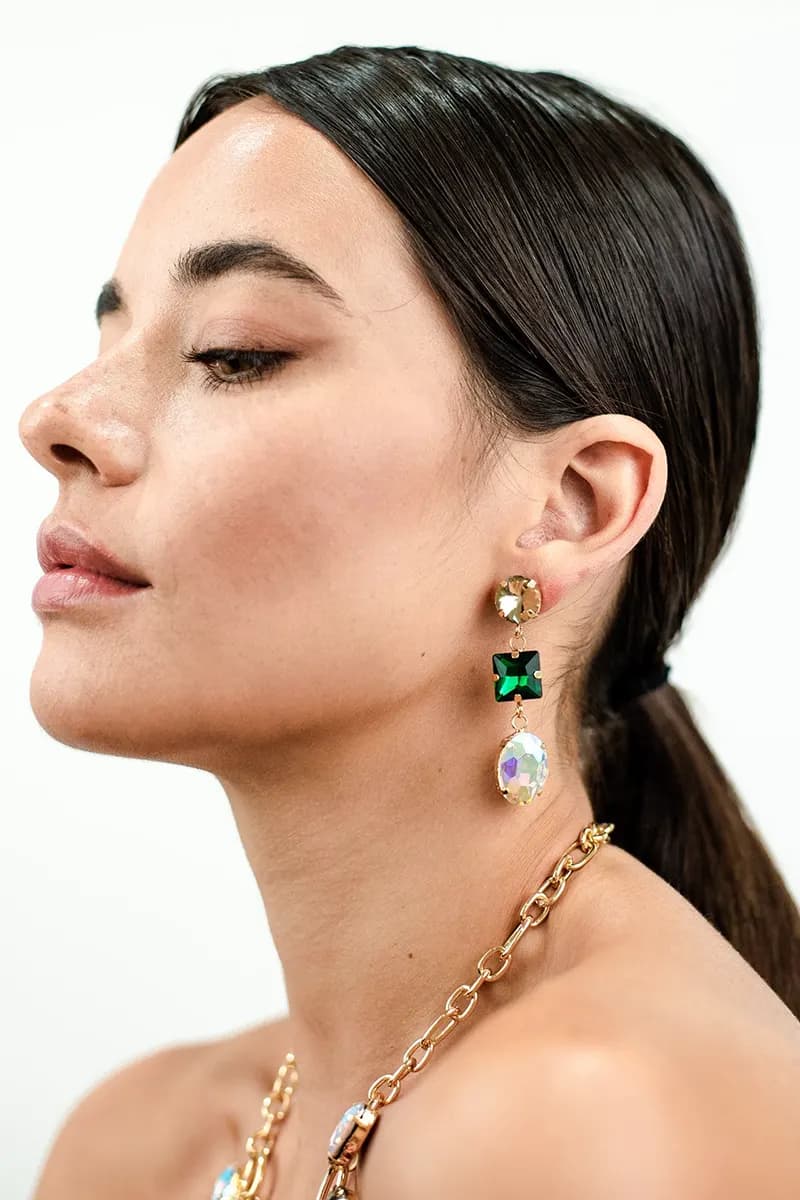 MYA ACCESSORIES | Orecchini pendenti pietre - 3