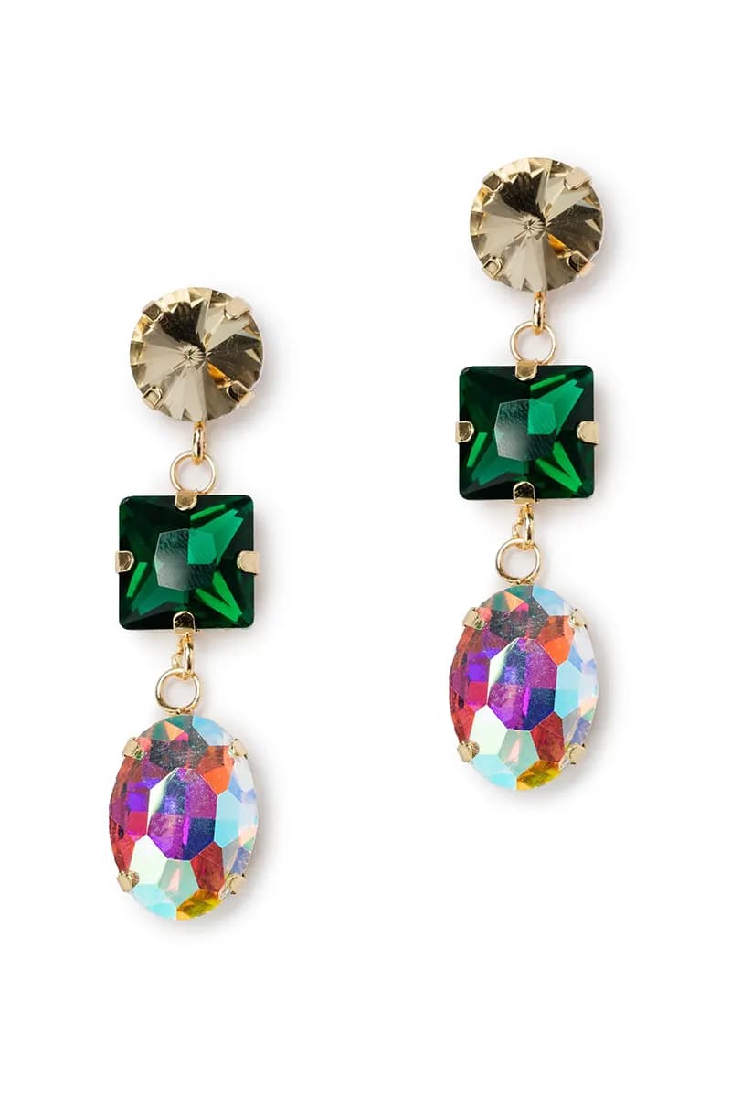 MYA ACCESSORIES | Orecchini pendenti pietre - 2