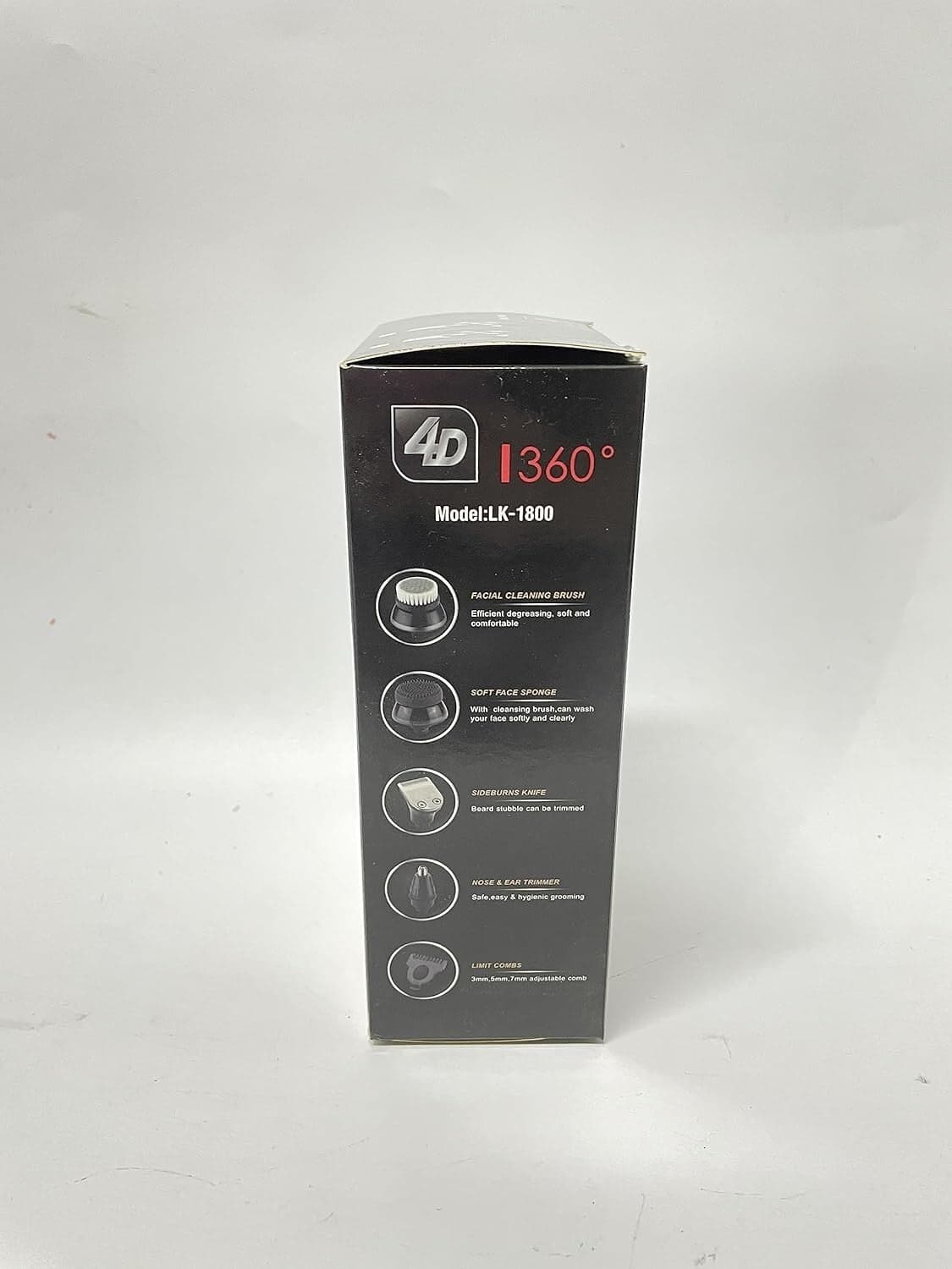 Rasoio elettrico da uomo,5 in 1, rasoio per il viso 4D con testina flottante - 7