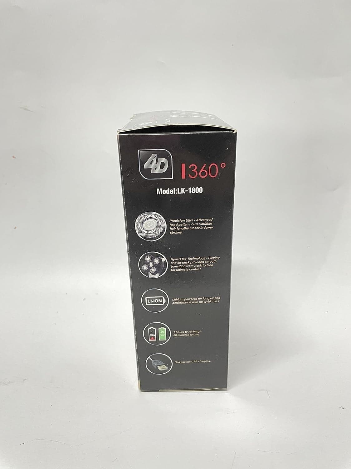 Rasoio elettrico da uomo,5 in 1, rasoio per il viso 4D con testina flottante - 9