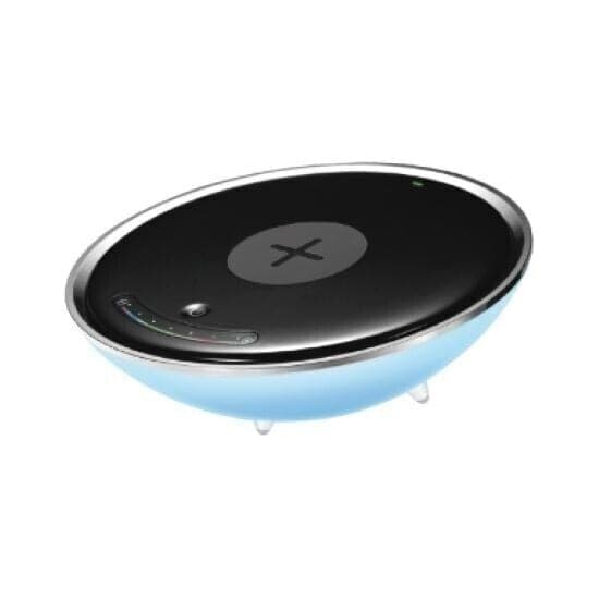 MOONY - Lampada notturna 24 LED con base di ricarica wireless per smartphone - 4