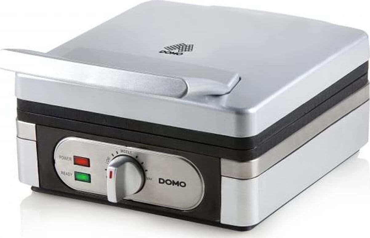 DOMO Piastra per wafel 2 in 1, per cialde di forma quadrata extra spesse - 5