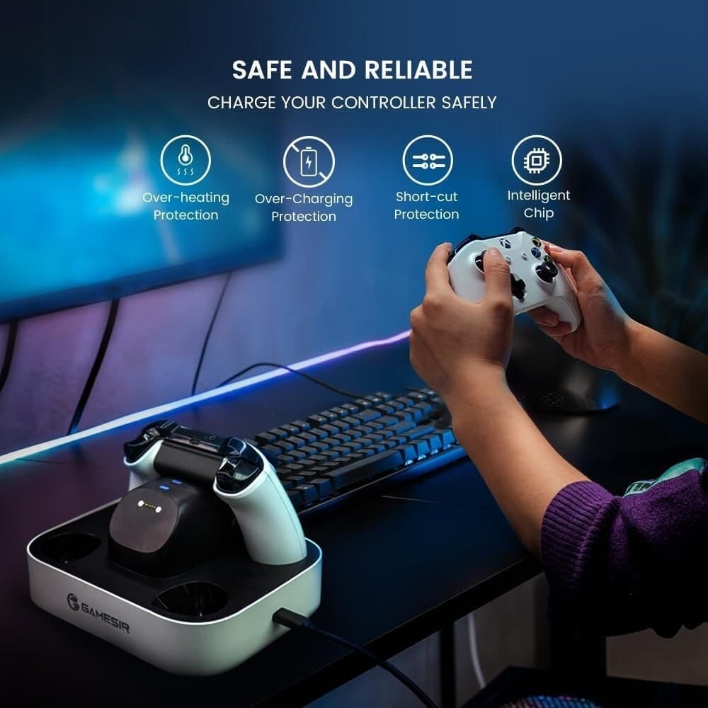 Stazione di ricarica per controller GameSir per Xbox One/Xbox Series X|S 2x1100m - 5