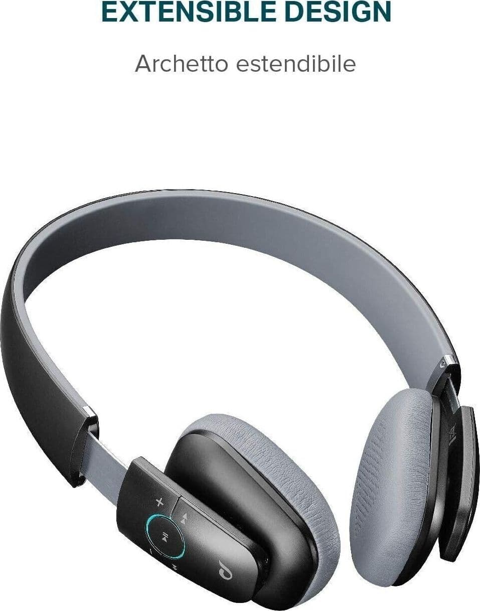 Cellularline AQL Perfectio Cuffie Bluetooth Wireless On Ear Microfono Nero - 4
