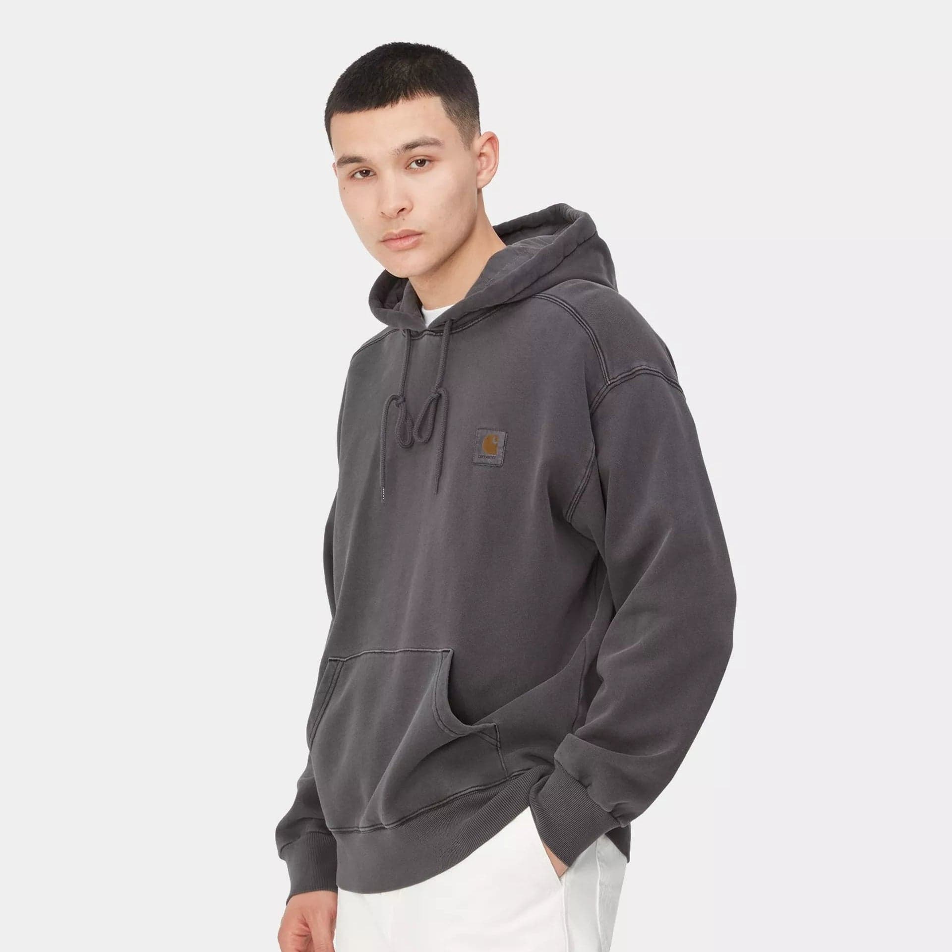 Felpa Carhartt Nelson Hood Black - 3