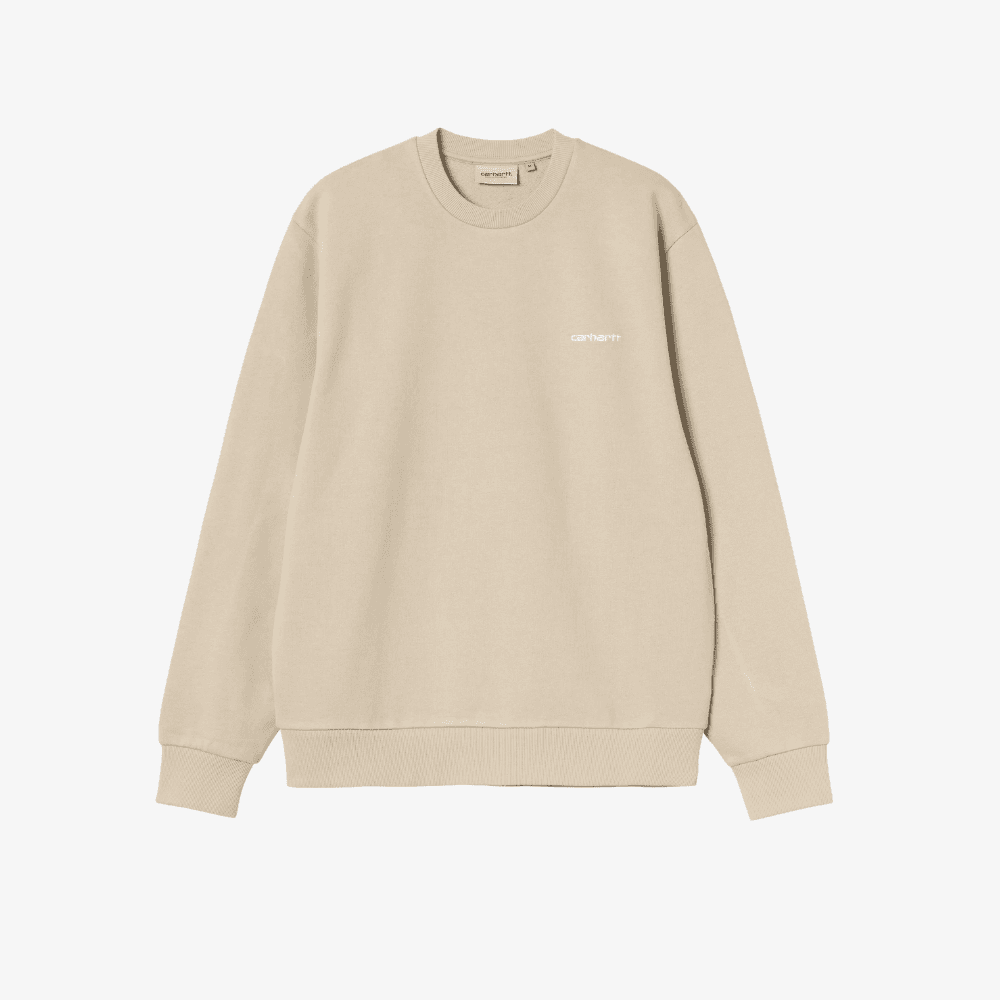 Felpa Carhartt Script Beige - 3