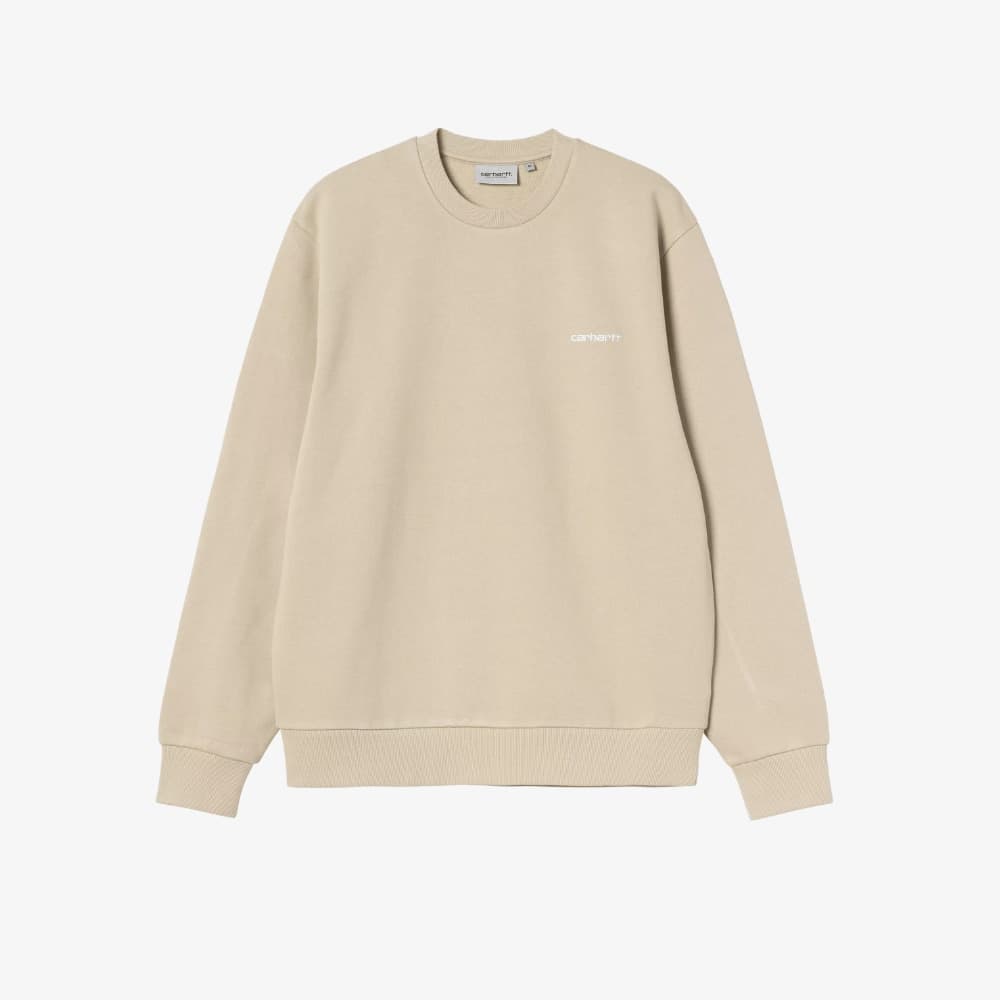 Felpa Carhartt Script Beige - 1