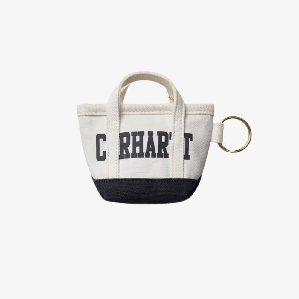 Portachiavi Carhartt Mini Tote Bag Cream - 2
