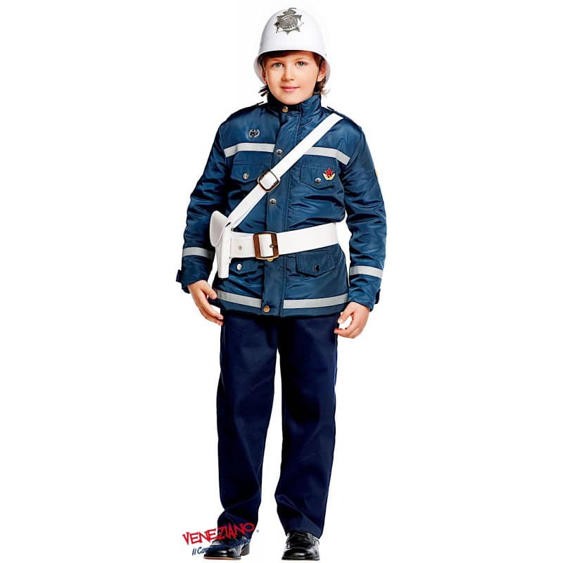 Costume carnevale vigile urbano 3-6 anni - veneziano 50535 - 3