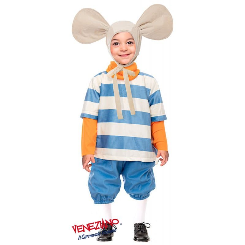 Costume carnevale piccolo gigio da 3 a 24 mesi - veneziano 28083 - 3